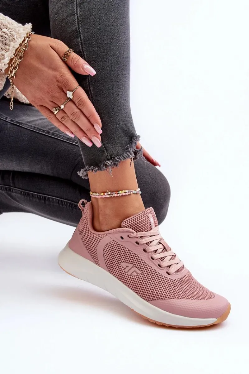 Online 4F Buty Sportowe Damskie MM00FSPOF027 Różowe