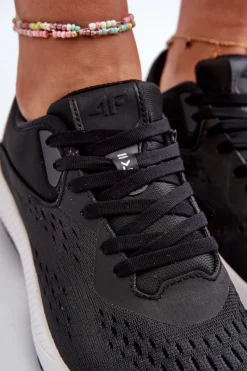 Online Buty Sportowe Damskie RSS2SPOF056 Czarne Damskie Buty Sportowe Na Platformie