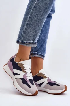 Buty Sportowe Na Platformie|Sneakersy Damskie>Boto Buty Sportowe Damskie Fioletowe Chloette