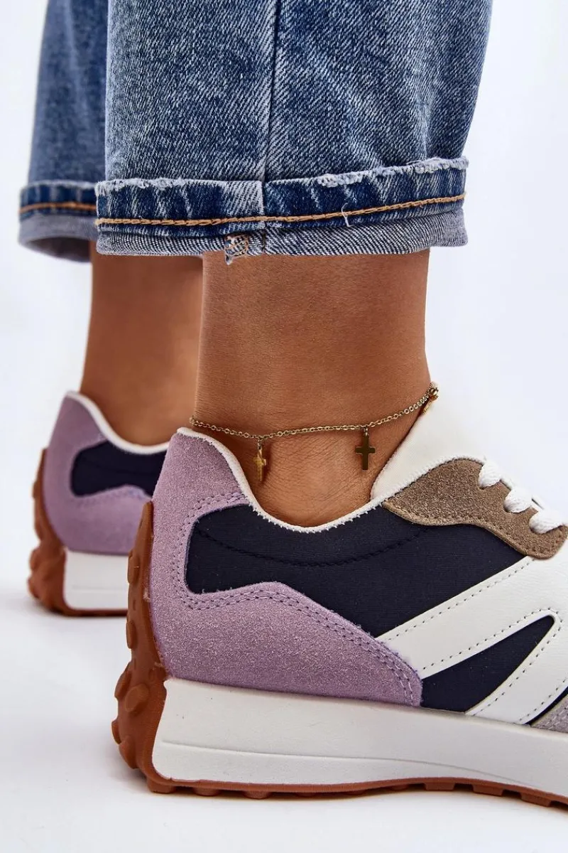 Buty Sportowe Na Platformie|Sneakersy Damskie>Boto Buty Sportowe Damskie Fioletowe Chloette