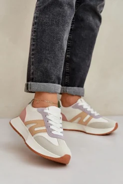 Sale Buty Sportowe Damskie Na Platformie Multikolor Emidi Damskie Sneakersy Damskie|Buty Sportowe Na Platformie