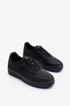 Hot Buty Sportowe Damskie Na Platformie Czarne Pudina Damskie Buty Sportowe Na Platformie|Sneakersy Damskie