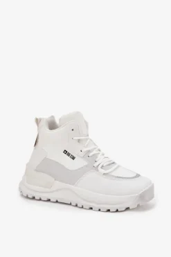 Buty Sportowe Big Star|Sneakersy Damskie></noscript>Big Star Shoes Buty Sportowe Damskie Na Platformie Big Star SS274510 Białe Biały