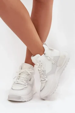 Buty Sportowe Big Star|Sneakersy Damskie></noscript>Big Star Shoes Buty Sportowe Damskie Na Platformie Big Star SS274510 Białe Biały