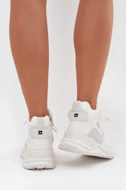 Buty Sportowe Big Star|Sneakersy Damskie></noscript>Big Star Shoes Buty Sportowe Damskie Na Platformie Big Star SS274510 Białe Biały