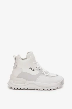 Buty Sportowe Big Star|Sneakersy Damskie></noscript>Big Star Shoes Buty Sportowe Damskie Na Platformie Big Star SS274510 Białe Biały