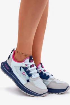 Buty Sportowe Big Star|Sneakersy Damskie></noscript>Big Star Shoes Buty Sportowe Damskie Na Platformie Big Star RR274A225 HI-POLY SYSTEM e Niebieski
