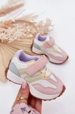 Online Boto Buty Sportowe Dziecięce Na Rzep Multikolor Miranda Wielokolorowy