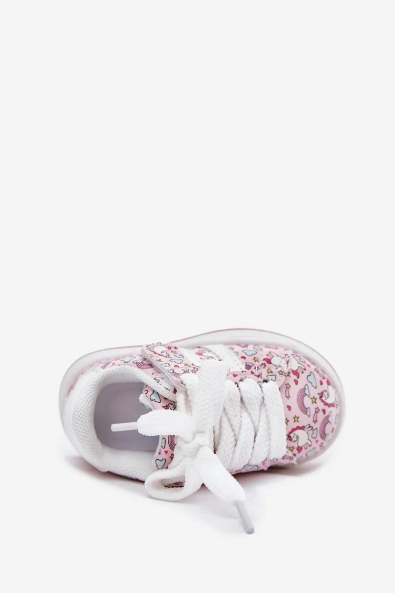 Dziewczęce|Back To School>Boto Buty Sportowe Dziewczęce Z Motywem Jednorożca Różowe Ilana Różowy