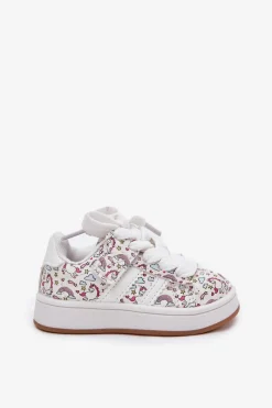 Sale Boto Buty Sportowe Dziewczęce Z Motywem Jednorożca Białe Ilana Biały