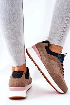 Online Big Star Shoes Buty Sportowe Memory Foam Big Star II274407 Brązowo-Czarne