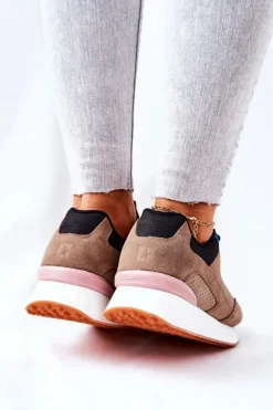 Online Big Star Shoes Buty Sportowe Memory Foam Big Star II274407 Brązowo-Czarne