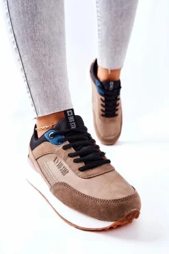 Online Big Star Shoes Buty Sportowe Memory Foam Big Star II274407 Brązowo-Czarne