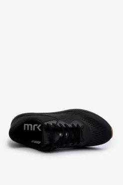 Clearance Buty Sportowe Męskie RSS2SPOM055 Czarne Męskie Obuwie Sportowe Męskie