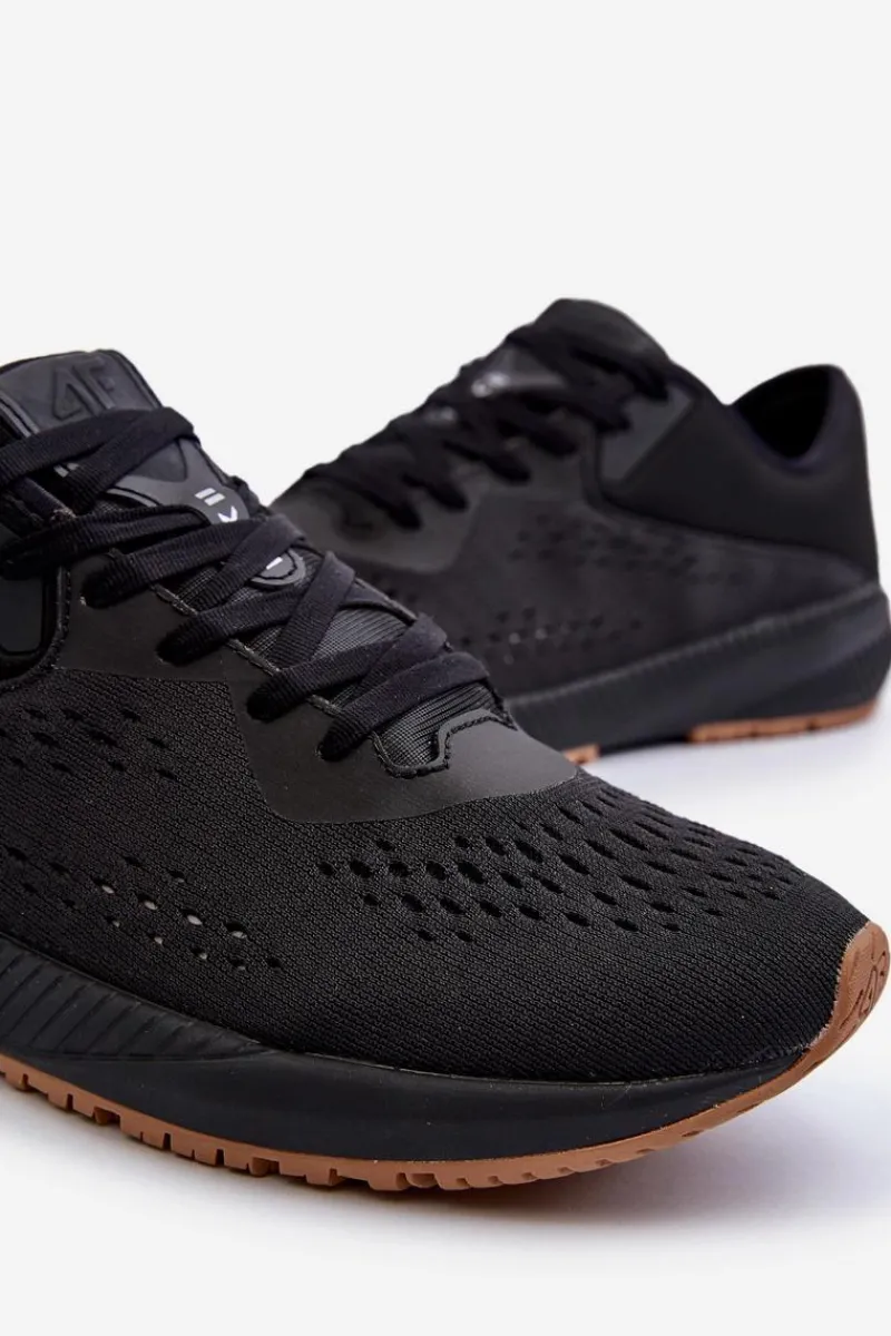 Clearance Buty Sportowe Męskie RSS2SPOM055 Czarne Męskie Obuwie Sportowe Męskie