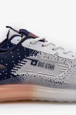 Online Big Star Shoes Buty Sportowe Męskie HI-POLY SYSTEM Big Star NN174474 Granatowe Niebieski