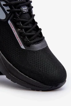 Discount Big Star Shoes Buty Sportowe Męskie HI-POLY SYSTEM Big Star NN174373 Czarne