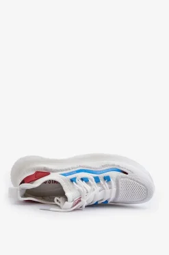 Sale Big Star Shoes Buty Sportowe Męskie HI-POLY SYSTEM Big Star NN174451 Białe Biały