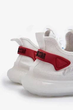 Sale Big Star Shoes Buty Sportowe Męskie HI-POLY SYSTEM Big Star NN174451 Białe Biały