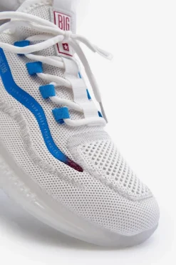 Sale Big Star Shoes Buty Sportowe Męskie HI-POLY SYSTEM Big Star NN174451 Białe Biały