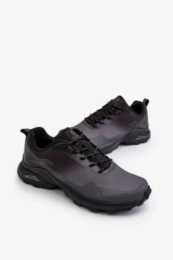 Clearance Buty Sportowe Męskie McBraun Szare Męskie Obuwie Sportowe Męskie