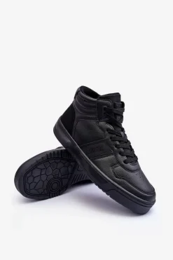 Hot Buty Sportowe Męskie Memory Foam Big Star KK174135 906 Czarne Męskie Obuwie Sportowe Męskie