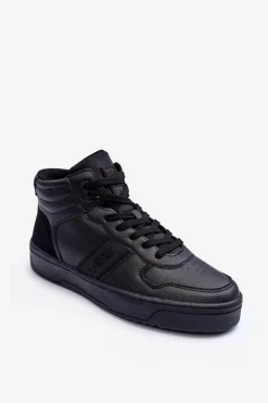 Hot Buty Sportowe Męskie Memory Foam Big Star KK174135 906 Czarne Męskie Obuwie Sportowe Męskie