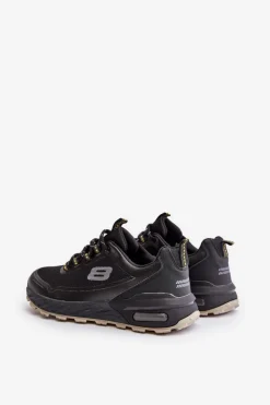 Clearance Boto Buty Sportowe Męskie Na Platformie Czarne Idama