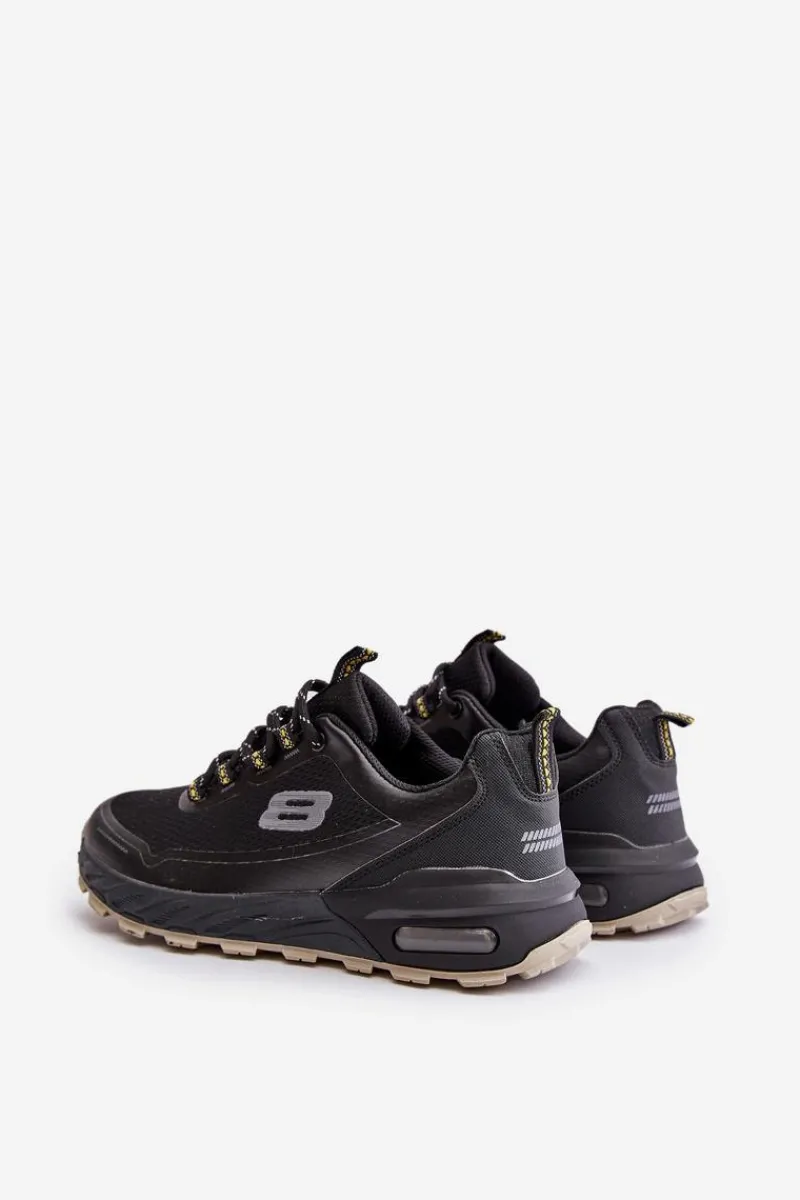 Clearance Boto Buty Sportowe Męskie Na Platformie Czarne Idama