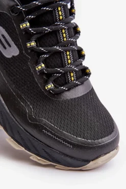 Clearance Boto Buty Sportowe Męskie Na Platformie Czarne Idama