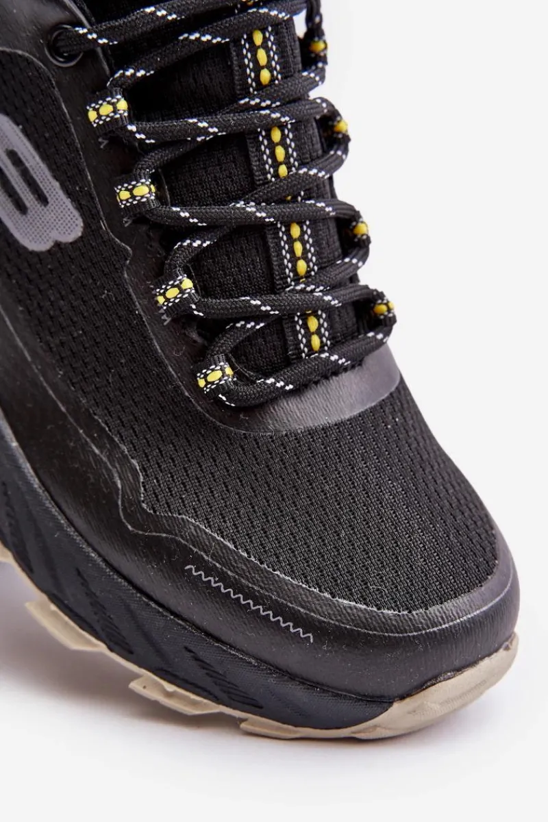 Clearance Boto Buty Sportowe Męskie Na Platformie Czarne Idama