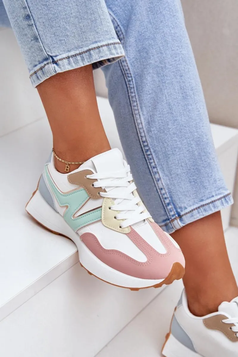 Sneakersy Damskie>Boto Buty Sportowe Sneakersy Damskie Multikolor Britma