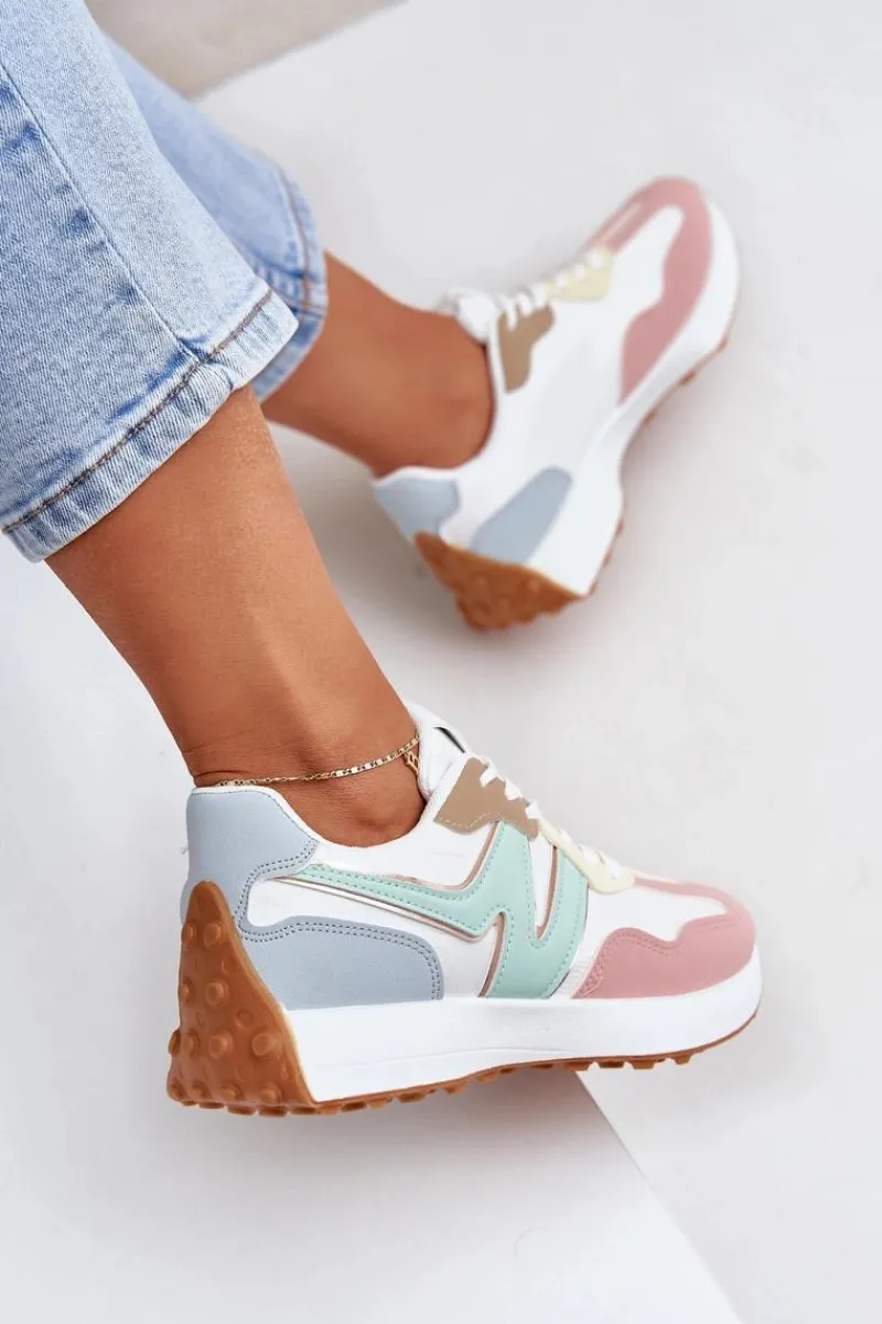 Sneakersy Damskie>Boto Buty Sportowe Sneakersy Damskie Multikolor Britma