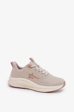 Buty Sportowe Big Star|Sneakersy Damskie></noscript>Big Star Shoes Buty Sportowe Sneakersy Damskie Big Star RR274A145 HI-POLY SYSTEM Beżowe Beżowy