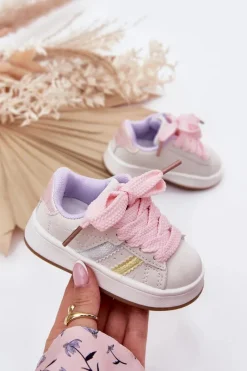 Outlet Buty Sportowe Sneakersy Dziecięce Na Rzep Multikolor Celyna Dzieci Dziewczęce|Back To School