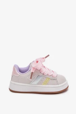 Outlet Buty Sportowe Sneakersy Dziecięce Na Rzep Multikolor Celyna Dzieci Dziewczęce|Back To School