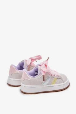 Outlet Buty Sportowe Sneakersy Dziecięce Na Rzep Multikolor Celyna Dzieci Dziewczęce|Back To School