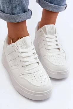 New Buty Sportowe Sneakersy Damskie Białe Frutesa Damskie Sneakersy Damskie