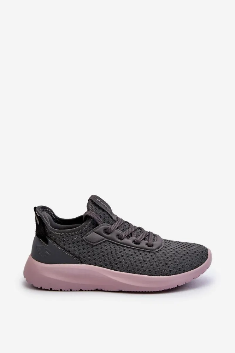Sale 4F Buty Sportowe Sneakersy Damskie RSS2LOWF055 Ciemnoszare