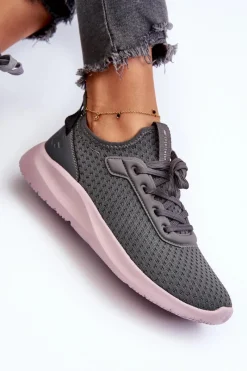 Sale 4F Buty Sportowe Sneakersy Damskie RSS2LOWF055 Ciemnoszare