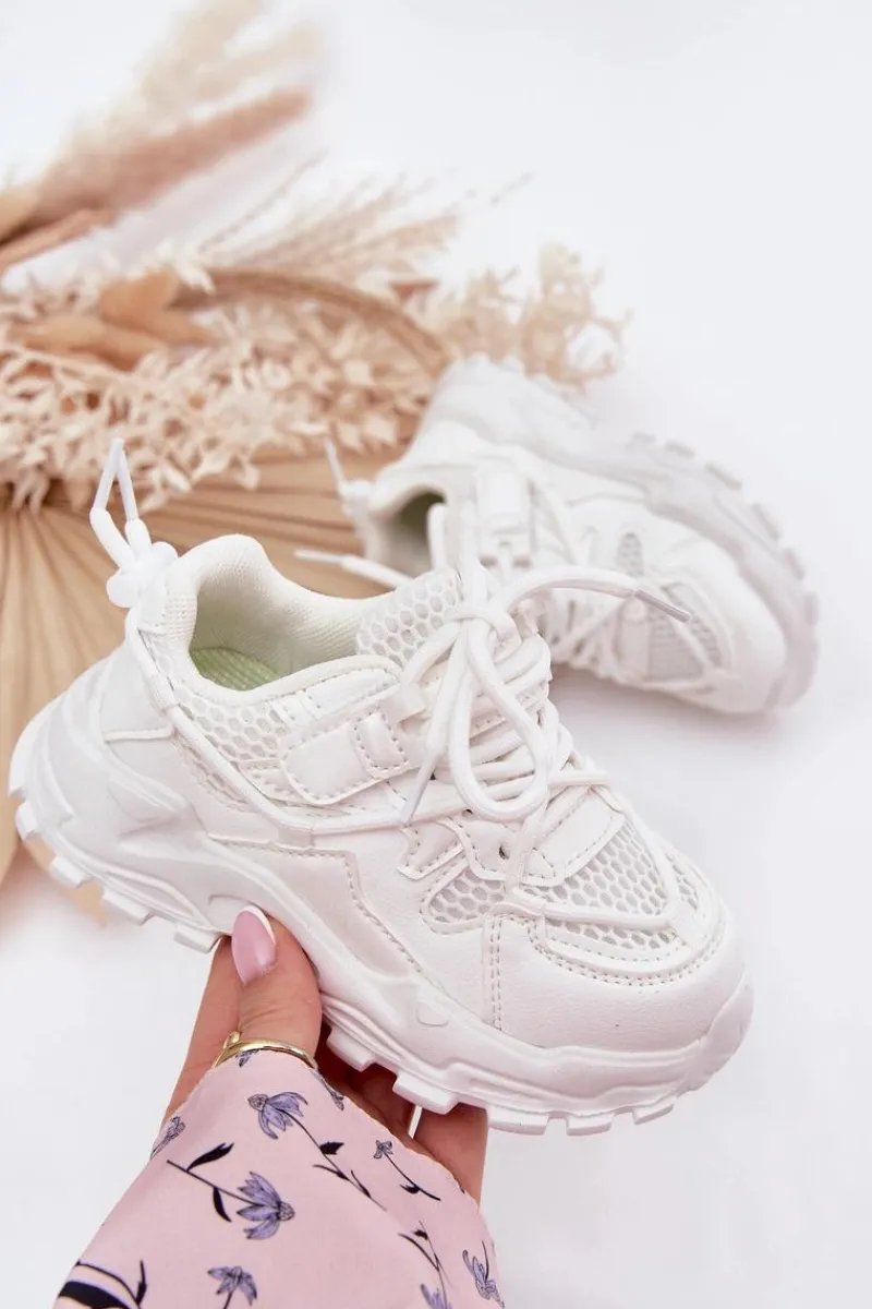Chłopięce|Dziewczęce>Boto Buty Sportowe Sneakersy Dziecięce Białe Tilvianea Biały