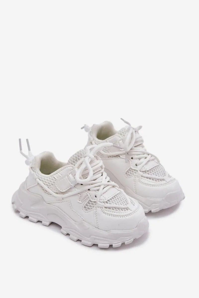 Chłopięce|Dziewczęce>Boto Buty Sportowe Sneakersy Dziecięce Białe Tilvianea Biały