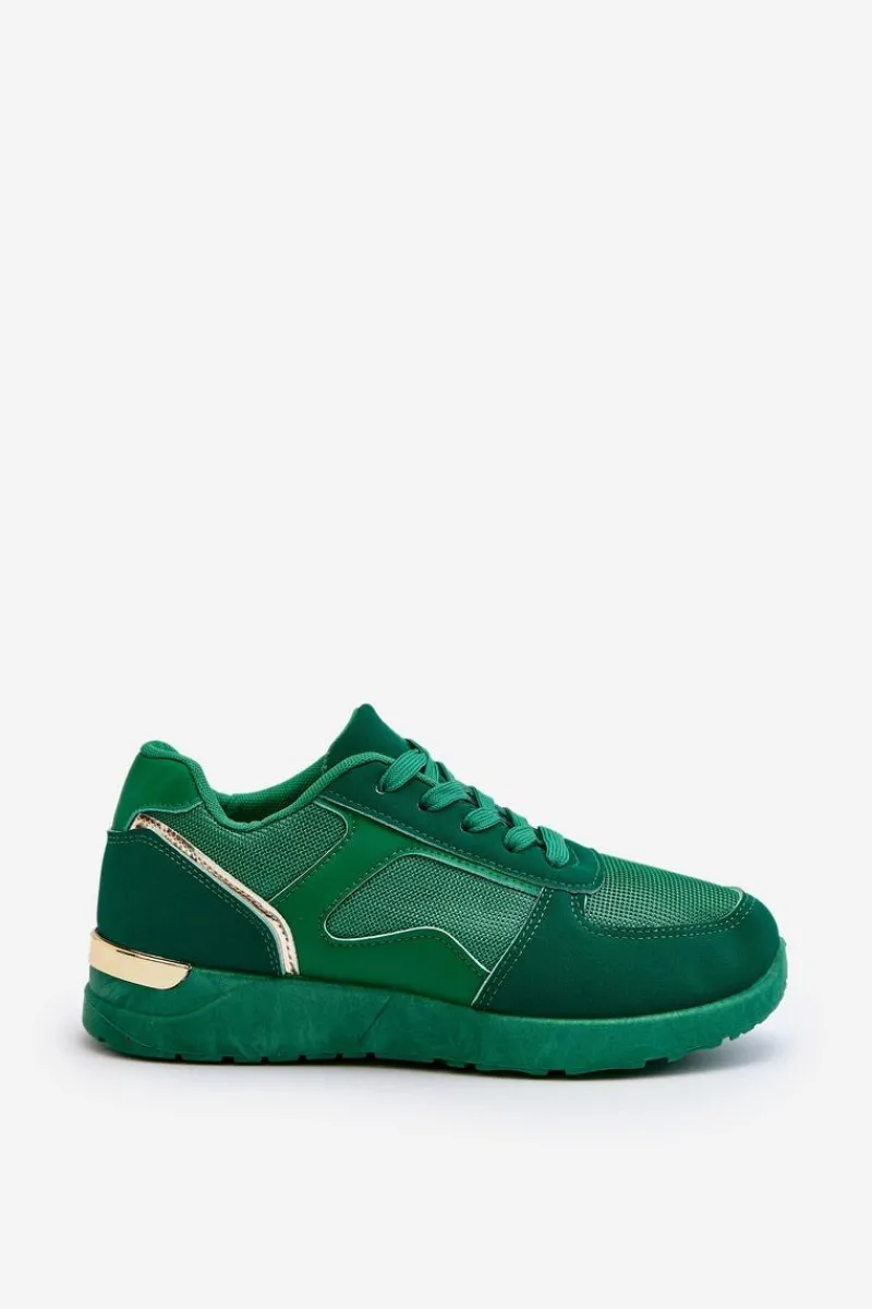 Sneakersy Damskie>Boto Buty Sportowe Sneakersy Damskie Zielone Kleffaria