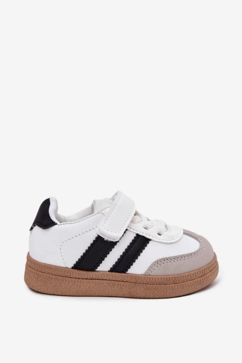 Chłopięce|Dziewczęce>Boto Buty Sportowe Sneakersy Dziecięce Na Rzep Białe Adelina