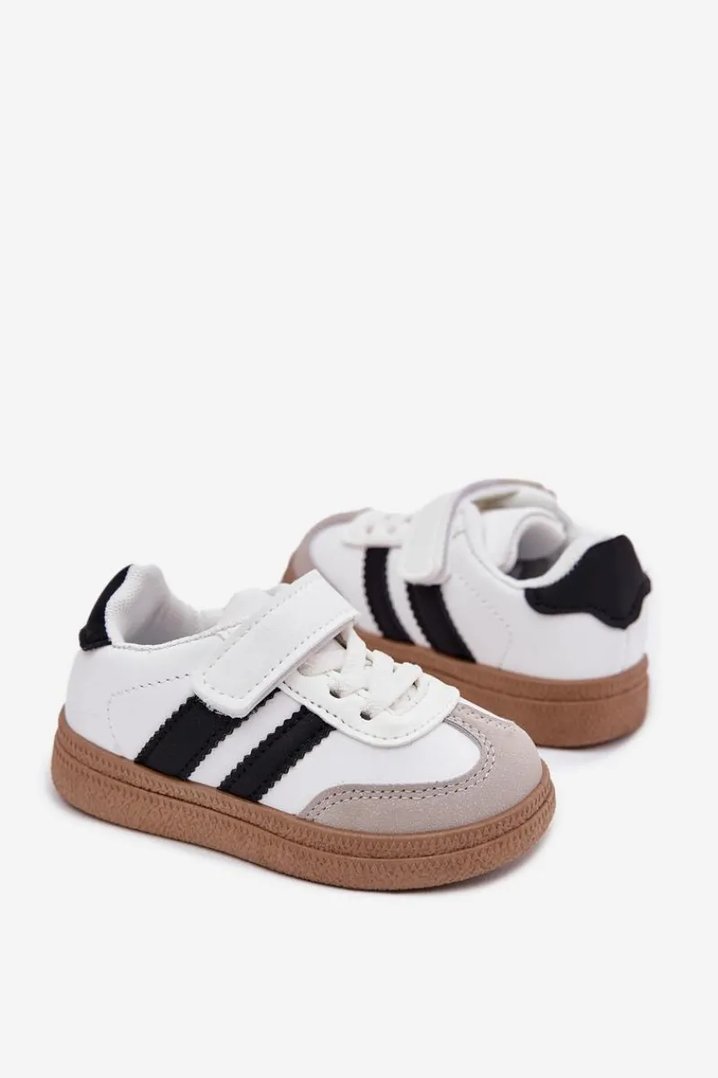 Chłopięce|Dziewczęce>Boto Buty Sportowe Sneakersy Dziecięce Na Rzep Białe Adelina