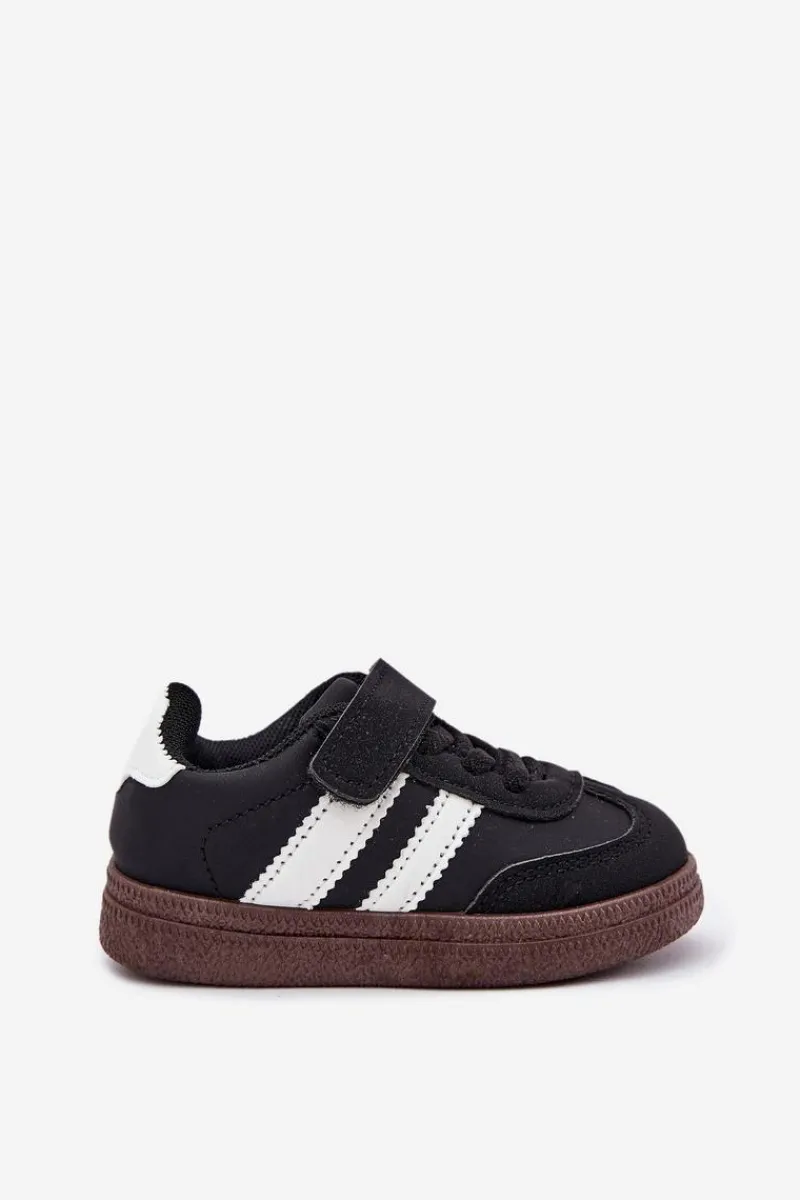 Discount Boto Buty Sportowe Sneakersy Dziecięce Na Rzep Czarne Adelina Czarny