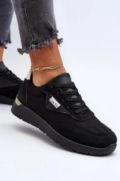 Online Buty Sportowe Sneakersy Damskie Czarne Vovella Damskie Sneakersy Damskie
