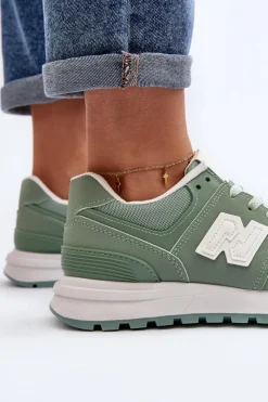 Outlet Buty Sportowe Sneakersy Damskie Zielone Lifari Damskie Sneakersy Damskie