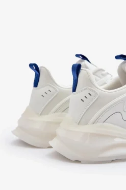 Buty Sportowe Sneakersy Męskie HI-POLY SYSTEM Big Star NN174383 Białe Męskie Obuwie Sportowe Męskie