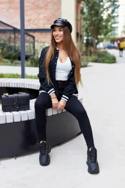 Buty Trekkingowe Big Star II274329 Czarne Damskie Trekkingowe Damskie|Botki Płaskie